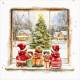 Lunch Napkins - Waiting for Santa