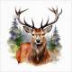 343174 - Lunch napkin - Magnificent Dear