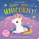 Padded baby book - Sleepy, Yawny Unicorny