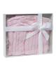 620281096037 - 2-PC 100% Cotton Cable-knit Cardigan & Beanie