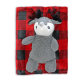 Fleece blanket & Nunu Set - PLAID 100% Polyester