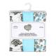 Precious Moments 3 Pack Muslin Swaddle Blankets - BLUE