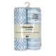 620281026157/ 2-Pack Muslin Swaddle Blankets - BLUE Sweet Dr