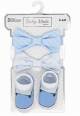 3 pc Bowtie & Socks set - Blue