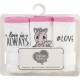 620281740145 / Precious Moments 3-pack 100% cotton embroider