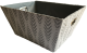 Rectangular ivory & grey fern pattern with liner 13