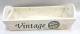 White wash vintage wood tray 13”x6”x4”H 