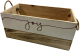 Large Rustic Joy multicolored crates L: 13.5