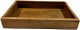 Small rustic/vintage style wood trays
