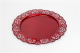 Red platter Looking for unique metal container to make gift baskets wholesale