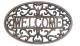 CIR1007WL - Cast iron Decorative welcome plaque