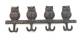 CIR998OWL - Cast iron Owls hanger/hooks