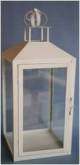 CL102S20W - White iron and glass lantern