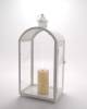 Large white metal lantern