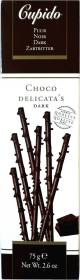 Cupido chocolate sticks - Dark 75 gr., 12/cs