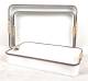 CTF723TL - Largest in a Set of 3 White rustic style metal tr