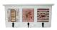 CV200H - Wooden & Ceramic wall Décor with hooks