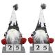 Santa Gnome on Wooden Countdown calendar - 2