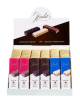 Hamlet Assorted Belgian Praline chocolate bars with hazelnut filling 45 gr., 54/cs
18 bars of each of 3 flavours: Milk, Dark & White Belgian chocolate 