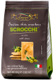 Laurieri Scrocchi crackers with olives 80 gr., 18/cs