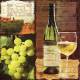 344821 - Lunch napkin - wine & green grapes
