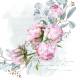 Lunch Napkins - Pink Florals 6.5