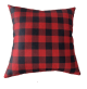 PAC100CHK - Buffalo plaid design cushion 18