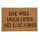 775093410448 - Coir mat - Live Well 24