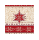 Cocktail Napkins - Snowflake 5