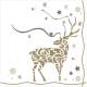 Lunch Napkins -Golden Deer 6.5