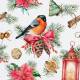 775093466377 - Lunch napkins - Bird on pinecone branch