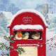 310662 - Lunch Napkins - Lunch napkins - Red mail box