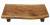 Acacia wood live edge raised serving board 14"x8"x1.75"