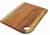 Acacia wood live edge board with round handle 12"x9"x0.6"