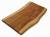 Acacia wood live edge board 16"x8"x0.6"