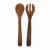 Acacia wood salad serving set 12"x3"x0.6"