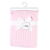 <p>Cotton Cable-knit Blanket 30"x40"- PINK</p>
