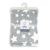 Coral fleece blanket STARS pattern - GREY
100% Polyester, 30"x36"