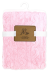 Double Layer Sculpted Sherpa Blanket: Pink
100% Polyester, 30"x40" 