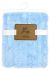 Double Layer Sculpted Sherpa Blanket: Blue
100% Polyester, 30"x40" 