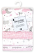Necessities by Tendertyme   4 Pack Receiving Blankets - Sweet Dreams - PINK 28"x26" |100% Cotton