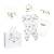 Neutral 5 Piece Hello Baby gift set
100% Cotton - Includes gift Bag