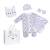 5-Piece Mesh Bag Set: Purple Floral
100% Cotton - Includes gift Bag