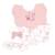 Pooh & Friends 4 pc Cotton Headband & Bibs Set
Includes 2 Bibs 100% Cotton & 2 Headbands 90% Cotton, 5% Polyester