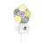 Tendertyme 12 pack Washcloth Lollipop - YELLOW/GREY