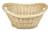 Extra Large natural willow Laundry Basket with handles 23"x18"x10"H