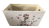 Medium Rectangular Off white basket with It's a Girl Theme and a matching fabric liner 13"x10"x6"H