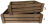 Large piece in a set of 2 crates