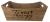 Wine Therapy Wood container with side handles 16"x7"x6"H