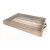 CBX786T - Rectangular tray with metal handles